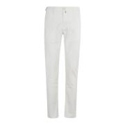 Slim Fit Bobby Jeans Jacob Cohën , White , Heren