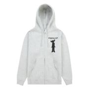 Grijze Hoodie Zip Sweater Jamiroquai Print Pleasures , Gray , Heren