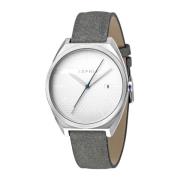 Zilveren Quartz Analoge Herenmode Horloge Esprit , Gray , Heren