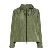 Groene Lichtgewicht Hooded Jas Duvetica , Green , Dames