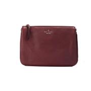 Cherrywood Leren Crossbody Handtas Kate Spade , Brown , Dames