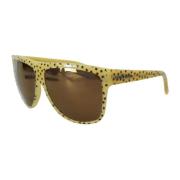 Sterrenpatroon Vierkante Zonnebril Dolce & Gabbana , Yellow , Dames