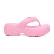 Roze Fuzzy AD Flatform Sandalen Melissa , Pink , Dames