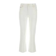 Stretch Denim Jeans Tory Burch , White , Dames