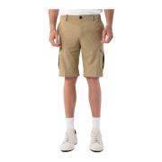 Cargo Bermuda shorts met verborgen sluiting RRD , Brown , Heren