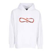 Logo Steel Hoodie Lichtgewicht Streetwear Propaganda , White , Heren