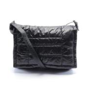Pre-owned Nylon shoulder-bags Bottega Veneta Vintage , Black , Dames