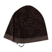 Bruin Grijs Beanie Muts Wol Acryl Costume National , Brown , Heren