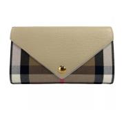 Stijlvolle leren crossbodytas met zakken Burberry , Multicolor , Dames