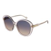 Stylish Sunglasses in Pink/Green Blue Chloé , Multicolor , Dames