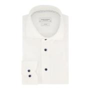 Wit Business Overhemd Slim Fit Profuomo , White , Heren