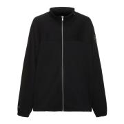 Zwarte Windbreaker Sweater met Logo Details Rick Owens , Black , Heren