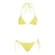 Omkeerbare Driehoek Bikini Top MC2 Saint Barth , Yellow , Dames