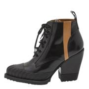Pre-owned Leather boots Chloé Pre-owned , Black , Dames
