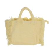 Gele Terry Cloth Franje Tas MC2 Saint Barth , Yellow , Dames