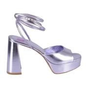 High Heel Sandals Bettina Vermillon , Purple , Dames