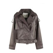 Leather Jackets Birgitte Herskind , Brown , Dames