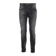 Klassieke Denim Jeans Don The Fuller , Black , Heren