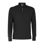 Polo Shirts Zanone , Black , Heren