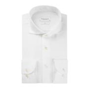 Wit Business Overhemd Slim Fit Profuomo , White , Heren