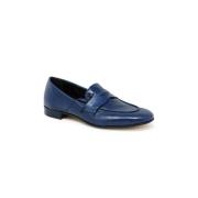 Blauwe Leren Ballerina's Ss24 Mara Bini , Blue , Dames