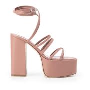 Luxe hoge hak sandalen Paris Texas , Pink , Dames