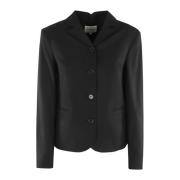 Cinched Blazer Loulou Studio , Black , Dames