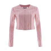 Pink Gossamer Jacket Kiku Silvian Heach , Multicolor , Dames