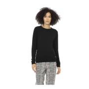 Trend Pullover met Logo Detail Baldinini , Black , Dames