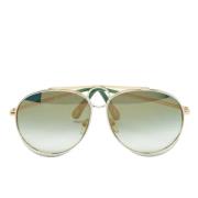 Pre-owned Metal sunglasses Chloé Pre-owned , Green , Dames