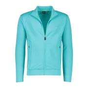 Blauw Zip-Up Vest Skaz Ontwerp Hugo Boss , Blue , Heren