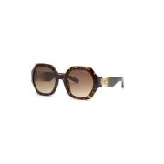 Stijlvolle zonnebril met bruine gradientlenzen Chopard , Brown , Dames