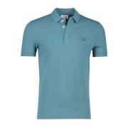 Blauwe polo met korte mouwen regular fit Lacoste , Blue , Heren