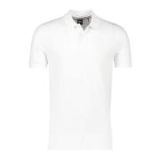 Wit poloshirt korte mouw Hugo Boss , White , Heren