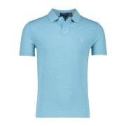 Lichtblauw poloshirt met korte mouw Ralph Lauren , Blue , Heren