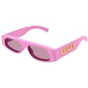 Acetaat zonnebril Gucci , Pink , Unisex