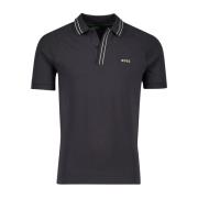 Grijze Polo Shirt met korte mouwen Hugo Boss , Gray , Heren