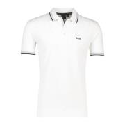 Polo Shirt Korte Mouw Wit Hugo Boss , White , Heren