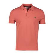 Rode polo met korte mouwen regular fit Lacoste , Red , Heren