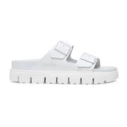 Chunky Witte Sandaal Exquisite Stijl Birkenstock , White , Dames