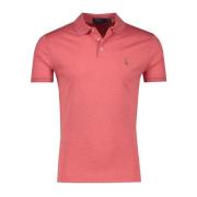 Roze Custom Slim Fit Polo Shirt Ralph Lauren , Pink , Heren