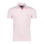 Roze Slim Fit Polo Shirt Tommy Hilfiger , Pink , Heren
