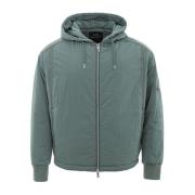 Groene Polyamide Jas voor Mannen Armani Exchange , Green , Heren