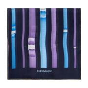 Zijden sjaal Salvatore Ferragamo , Blue , Dames