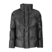 Puffer Jacket Rains , Black , Heren