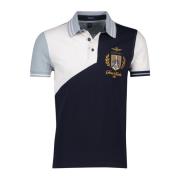 Blauwe poloshirt korte mouw Aeronautica Militare , Multicolor , Heren