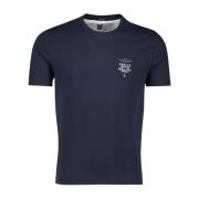 Donkerblauw Katoenen T-shirt Slim Fit Aeronautica Militare , Blue , He...