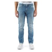 Slim Fit Five-Pocket Jeans Calvin Klein Jeans , Blue , Heren