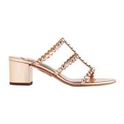 Roségouden Sandalen Aquazzura , Pink , Dames