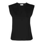 Stijlvolle Tanktop voor Vrouwen Loulou Studio , Black , Dames